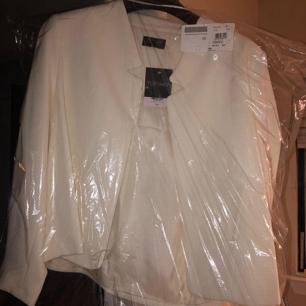 TopShop Cropped Notch Blazer